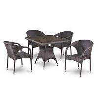 обеденная группа из искусственного ротанга на 4 персоны xoma в Комсомольск-на-Амуре