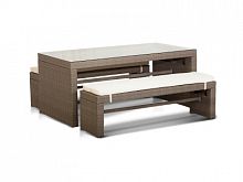 обеденная группа лекко на 4 персоны,серый в Комсомольск-на-Амуре