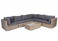 модуль лунго угловой на 6 персон серый в Комсомольск-на-Амуре