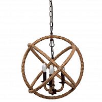 люстра foucault's orb rustic iron бежевая, коричневая в Комсомольск-на-Амуре