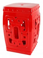 керамический столик-табурет oriental stool red в Комсомольск-на-Амуре
