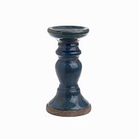 подсвечник синий фигурный blue, 22 см в Комсомольск-на-Амуре