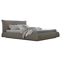 кровать двуспальная 180х200 бежевая pillow в Комсомольск-на-Амуре