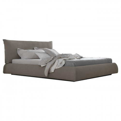 кровать двуспальная 180х200 бежевая pillow в Комсомольск-на-Амуре