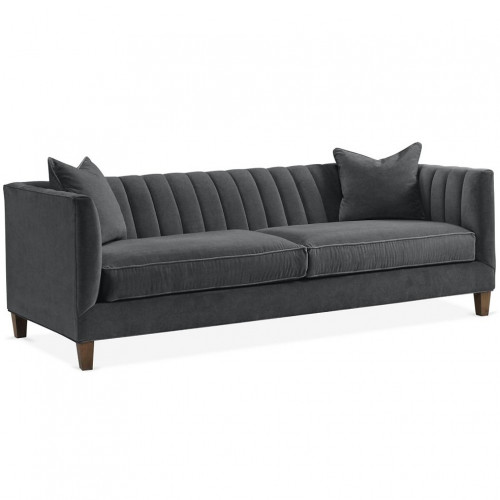 диван penelope sofa прямой серый в Комсомольск-на-Амуре