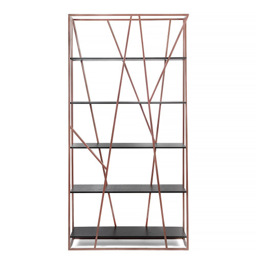 стеллаж powell copper черный дуб в Комсомольск-на-Амуре