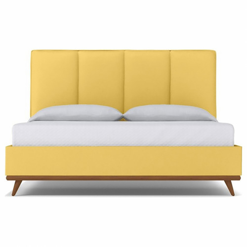 кровать двуспальная 160х200 желтая carter gold в Комсомольск-на-Амуре