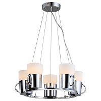 подвесная люстра arte lamp brooklyn a9484sp-5cc хром в Комсомольск-на-Амуре