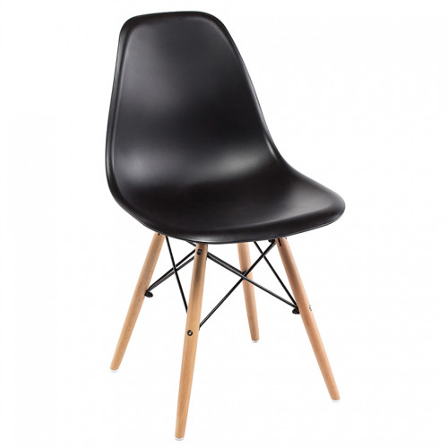 стул деревянный eames pc-015 black в Комсомольск-на-Амуре