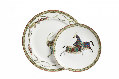 комплект тарелок antique (светлая) в Комсомольск-на-Амуре