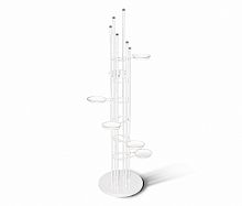 подставка для цветов spiral бело-серая в Комсомольск-на-Амуре