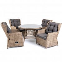 обеденная группа лацио на 4 персоны серая в Комсомольск-на-Амуре