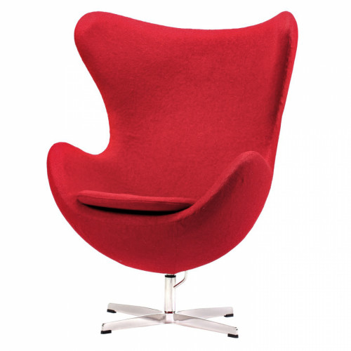 кресло egg chair красное в Комсомольск-на-Амуре