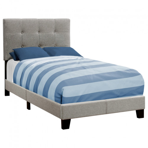 кровать gray linen 140х200 в Комсомольск-на-Амуре