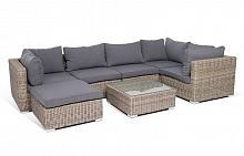 модуль лунго прямой на 6 персон серый в Комсомольск-на-Амуре