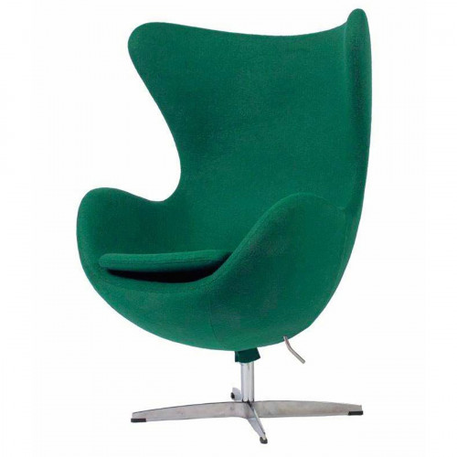 кресло egg chair темно-зеленое в Комсомольск-на-Амуре