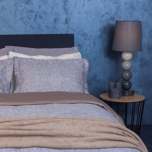 комплект постельного белья decoflux сатин семейный versaille grey в Комсомольск-на-Амуре