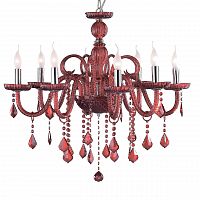 подвесная люстра ideal lux giudecca sp8 rosso в Комсомольск-на-Амуре