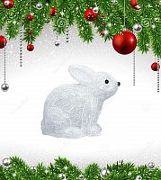 фигурка светодиодная «кролик» 24x27см (09561) uld-m2724-032/sta в Комсомольск-на-Амуре