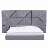 кровать двуспальная 180х200 фиолетовая floe comforty в Комсомольск-на-Амуре