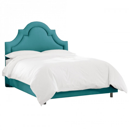 кровать двуспальная 160х200 бирюзовая kennedy peacock в Комсомольск-на-Амуре