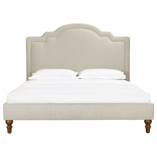 кровать cassis upholstered бежевая 90х200 р в Комсомольск-на-Амуре