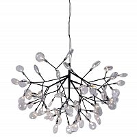 подвесная люстра crystal lux evita sp63 black/transparent в Комсомольск-на-Амуре