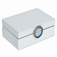 шкатулка для украшений белая 20x7,5x14 см в Комсомольск-на-Амуре