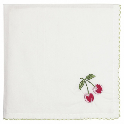 салфетка cherry red w/embroidery в Комсомольск-на-Амуре