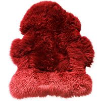 меховой коврик из овчины вишня 95х55 см в Комсомольск-на-Амуре