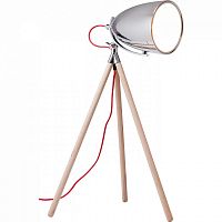 лампа настольная chromatic tripod на деревянном штативе в Комсомольск-на-Амуре