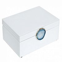 шкатулка для украшений белая 28x10x20 см в Комсомольск-на-Амуре