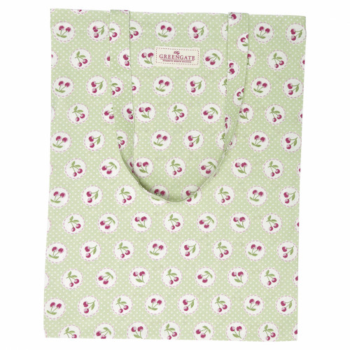 сумка хлопковая cherry berry p.green в Комсомольск-на-Амуре