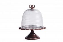 сервировочный поднос с куполом crystal dome dark grande в Комсомольск-на-Амуре
