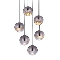 подвесной светильник globo 6u nickel от delight collection в Комсомольск-на-Амуре