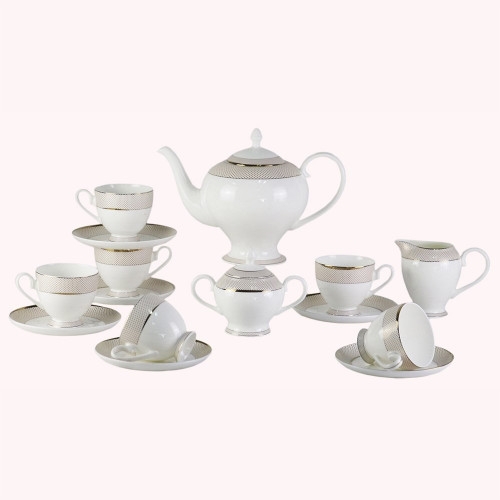 чайный сервиз bianko 17 pcs tea set в Комсомольск-на-Амуре
