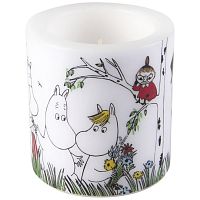 свеча большая moomin счастливое семейство, 8 см в Комсомольск-на-Амуре