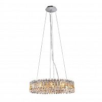 подвесная люстра crystal lux lirica sp10 d610 chrome в Комсомольск-на-Амуре