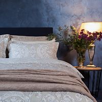 комплект постельного белья decoflux сатин семейный victoria ivory в Комсомольск-на-Амуре