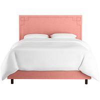 кровать двуспальная с мягкой спинкой 160х200 розовая aiden pink в Комсомольск-на-Амуре