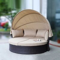 комплект мебели из искуственного ротанга asir-b коричневый на 4 персоны в Комсомольск-на-Амуре