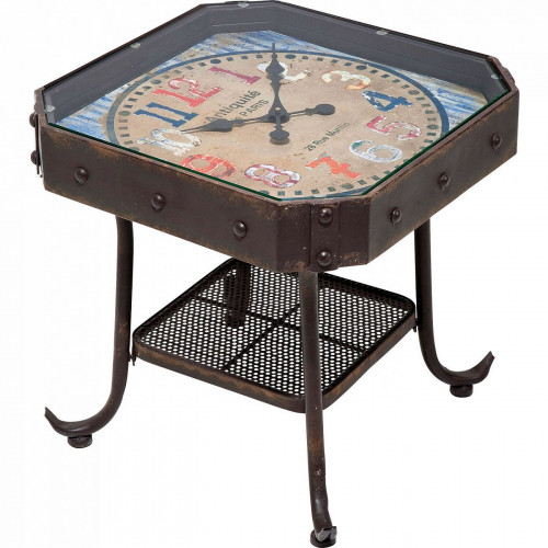 столик приставной antique clock черный в Комсомольск-на-Амуре