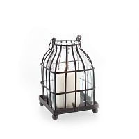подсвечник-фонарь металлический со стеклом bird in cage i, 15 см в Комсомольск-на-Амуре