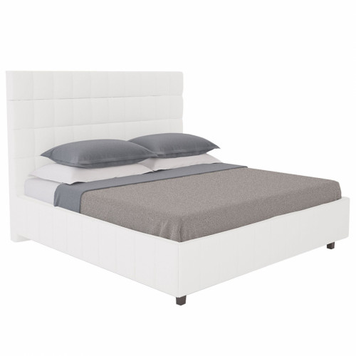 кровать двуспальная 160х200 белая shining modern в Комсомольск-на-Амуре