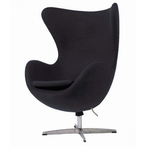 кресло egg chair пепельно-серое в Комсомольск-на-Амуре
