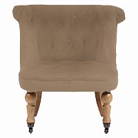 кресло amelie french country chair светло-коричневое в Комсомольск-на-Амуре