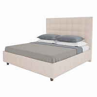 кровать большая 200х200 royal black светло-бежевая в Комсомольск-на-Амуре