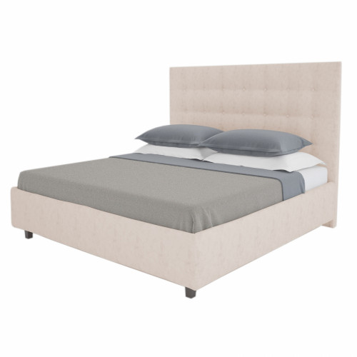 кровать большая 200х200 royal black светло-бежевая в Комсомольск-на-Амуре