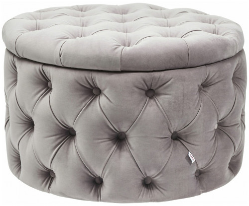 kare design пуф desire, коллекция "желание" 73*46*73, бархат, полиуретан, сосна, серый в Комсомольск-на-Амуре