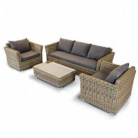 лаунж зона капучино на 5 персон коричневая в Комсомольск-на-Амуре